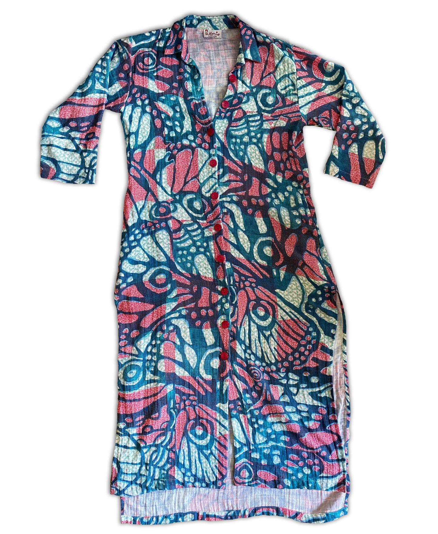 Surrealism in Flight Gauze Panel Tunic