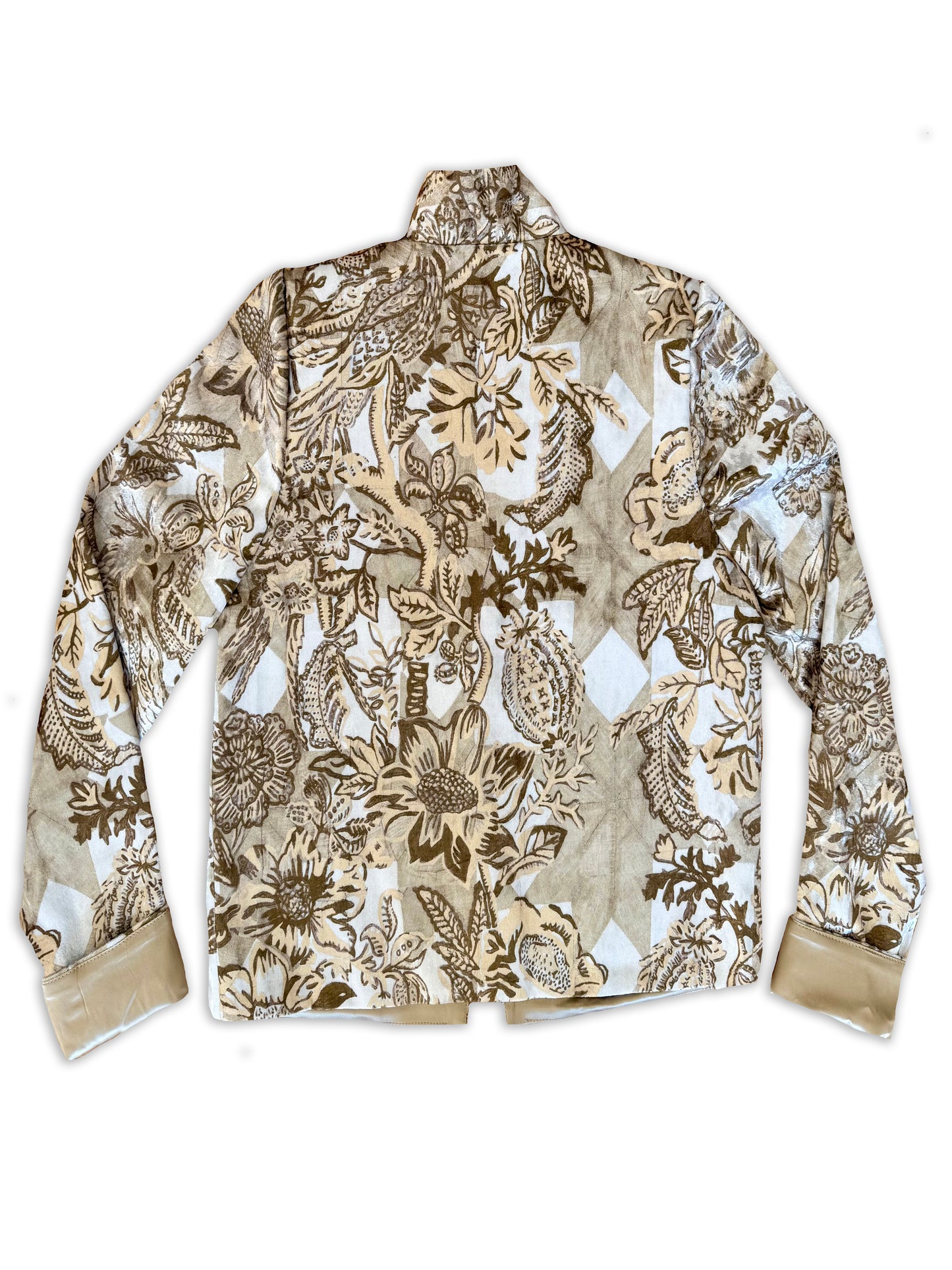 Whimsiculture Camel Sepia Velvet Jacket