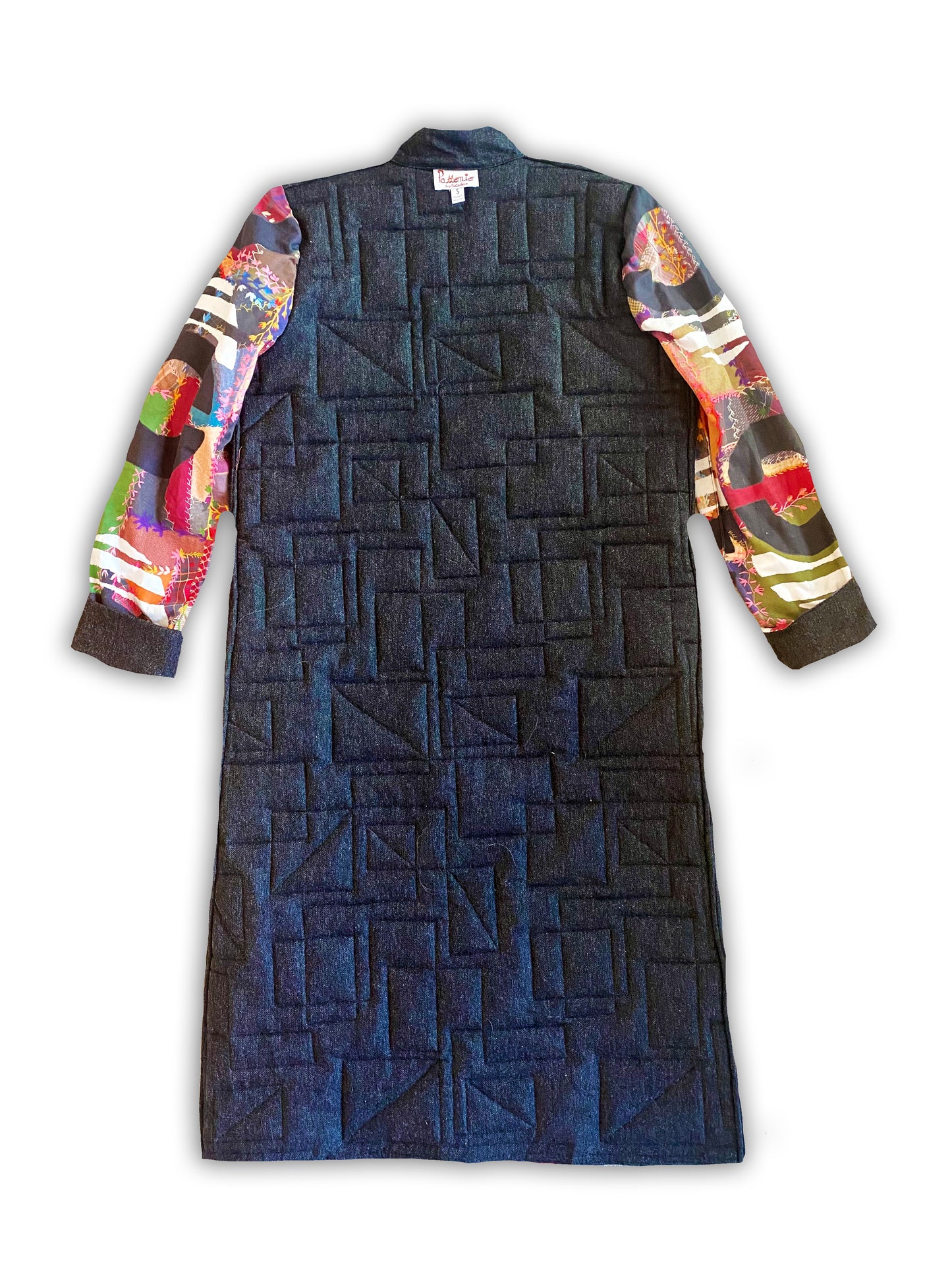 Circumvent the Traditional Reversible- Long Quilted Cashmere Jacket