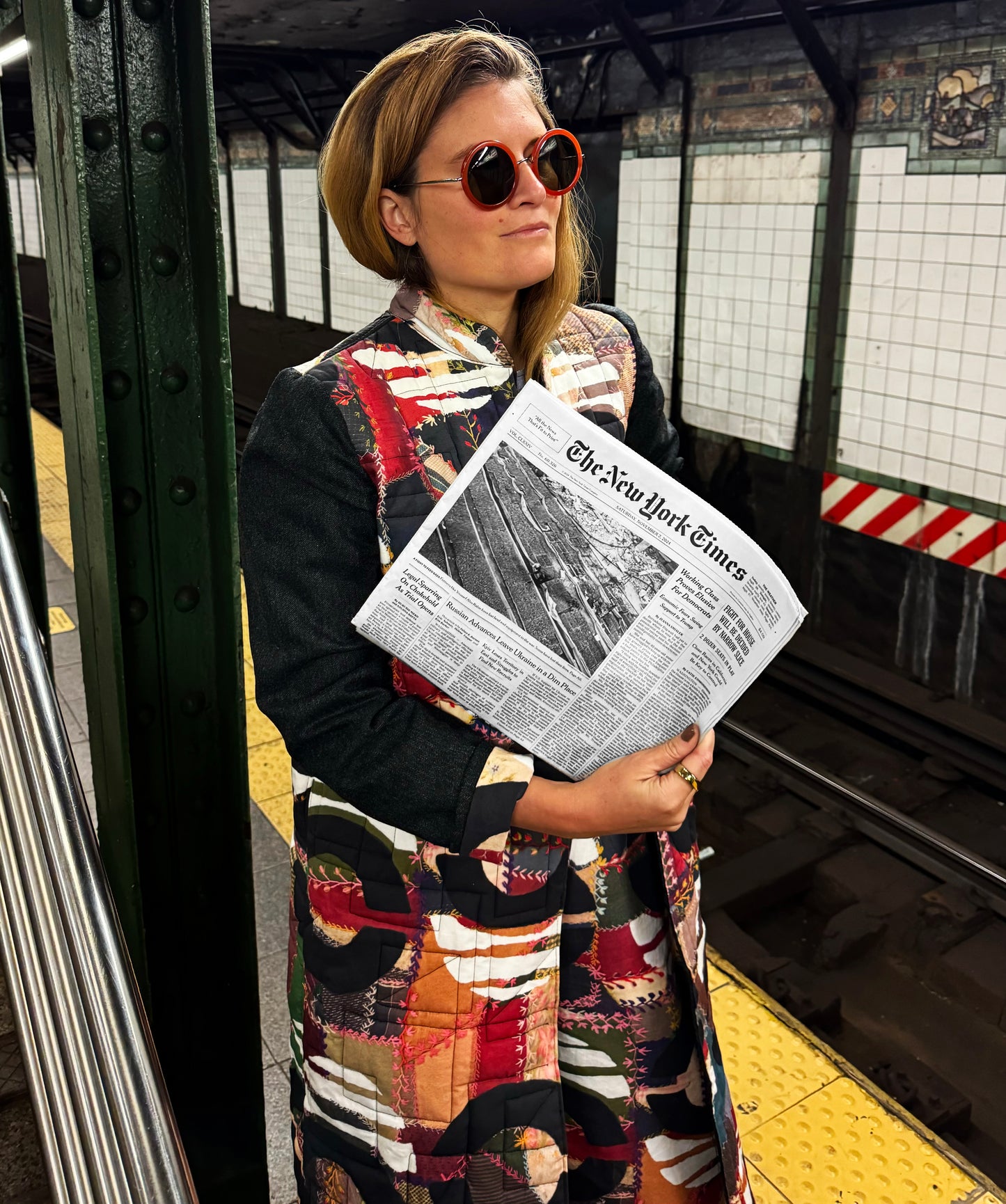 Circumvent the Traditional Reversible- Long Quilted Cashmere Jacket