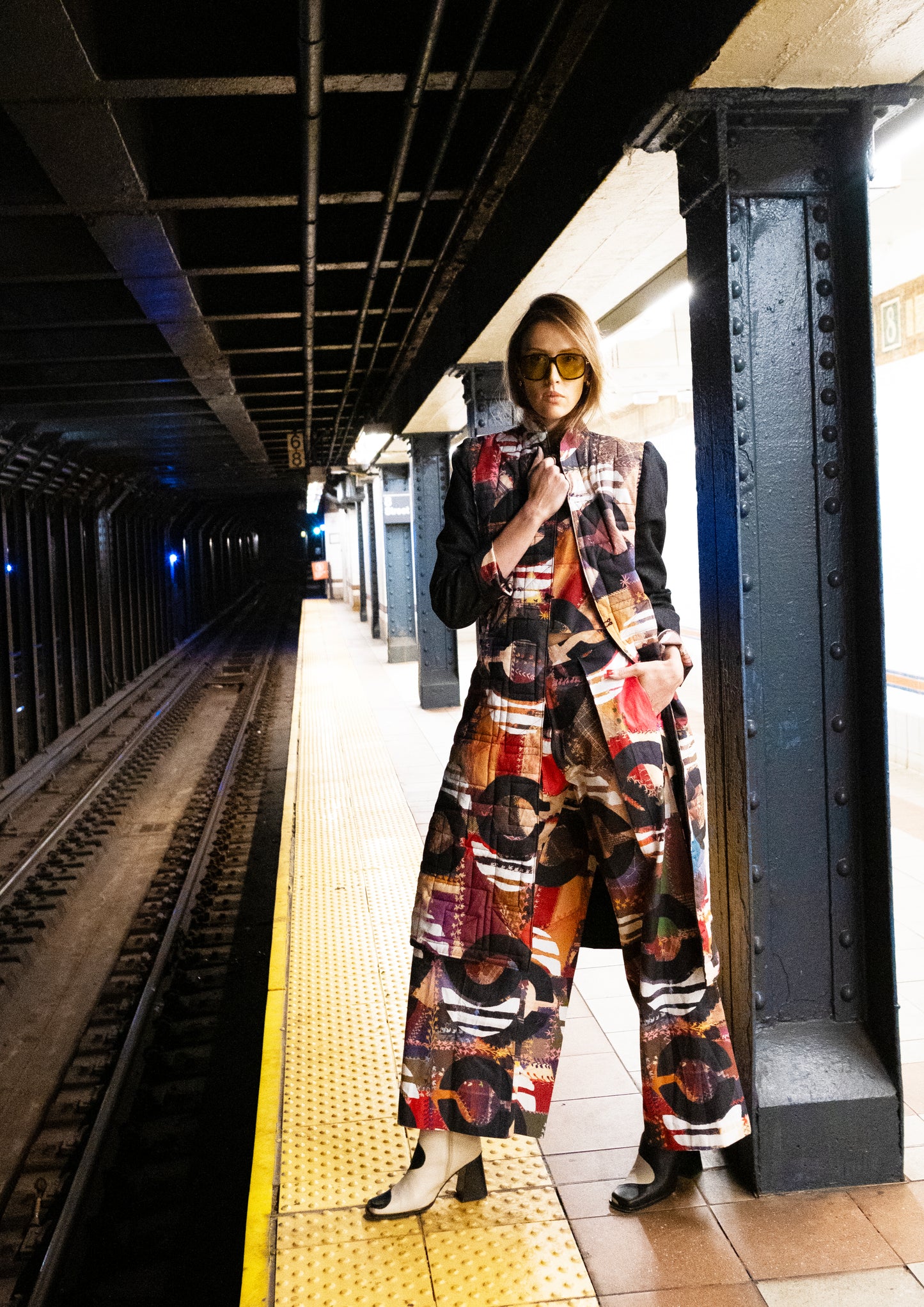 Circumvent the Traditional Reversible- Long Quilted Cashmere Jacket