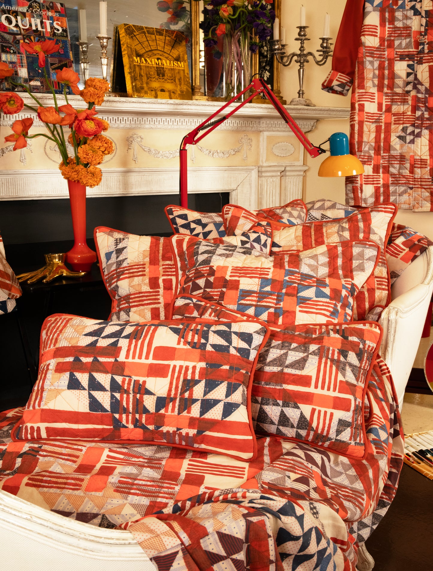 Cashmere Urban Cross-Over Quilted Decorative Pillow