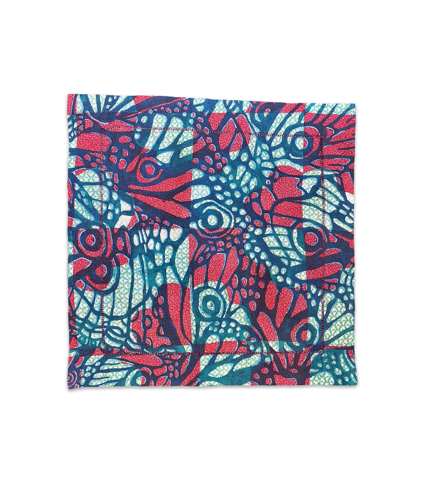 Surrealism in Flight Hem-Stitch Napkin