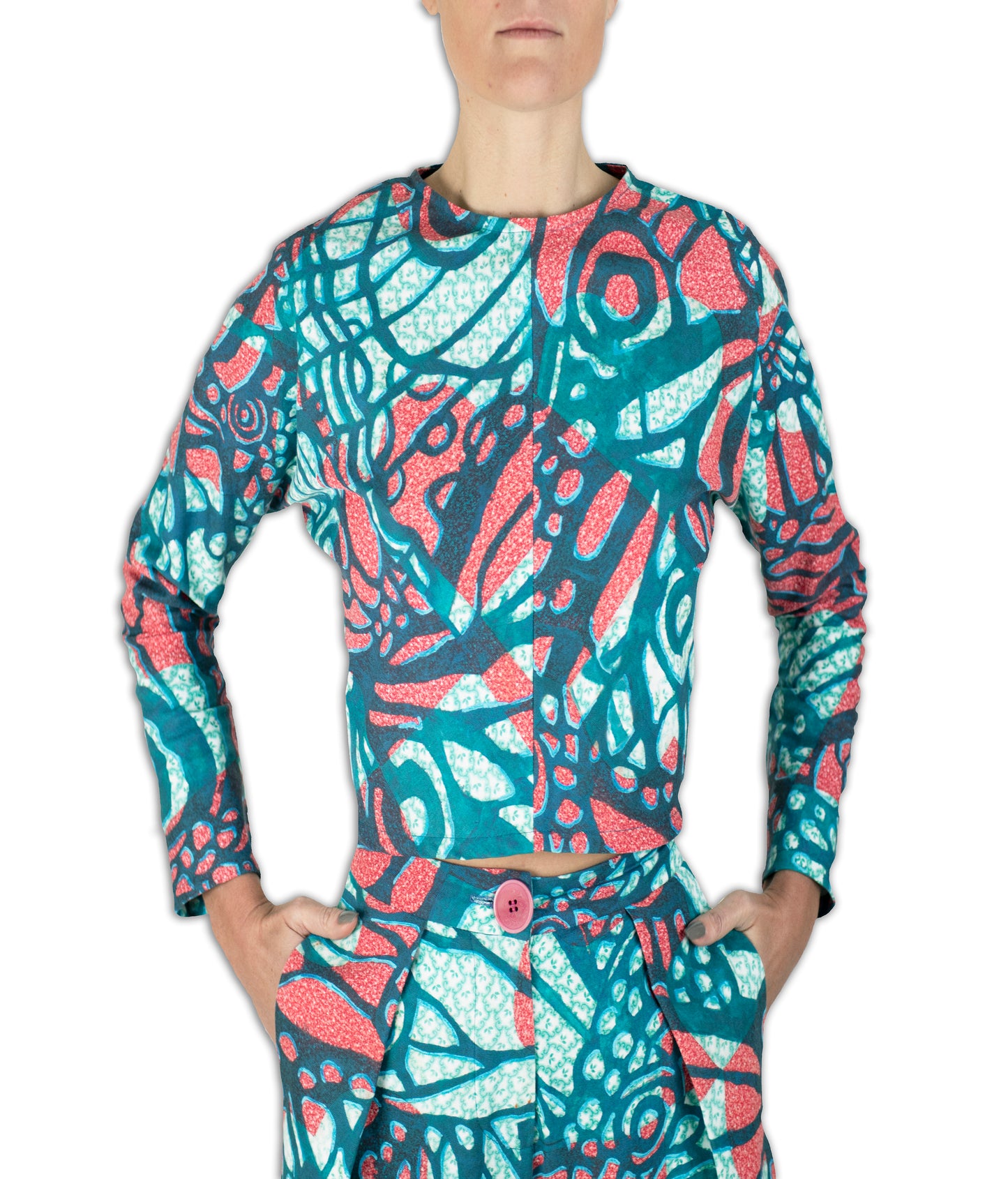 Surrealism in Flight Dolman Sleeve Blouse