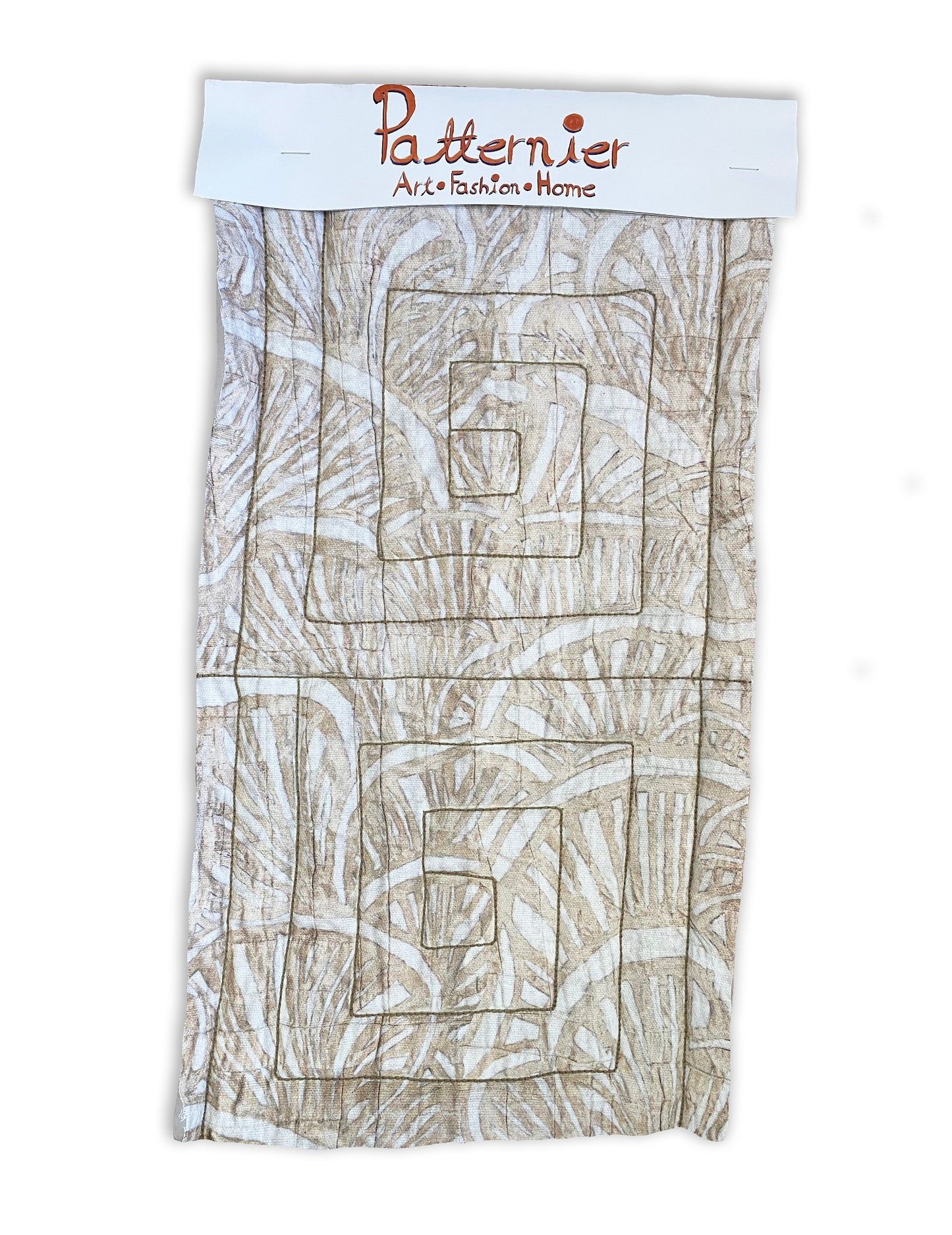 Serene Maximalism Log Cabin Quilted