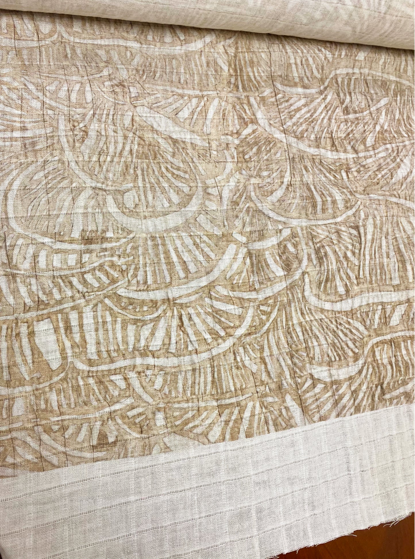 Serene Maximalism Cotton Gause Double Cloth
