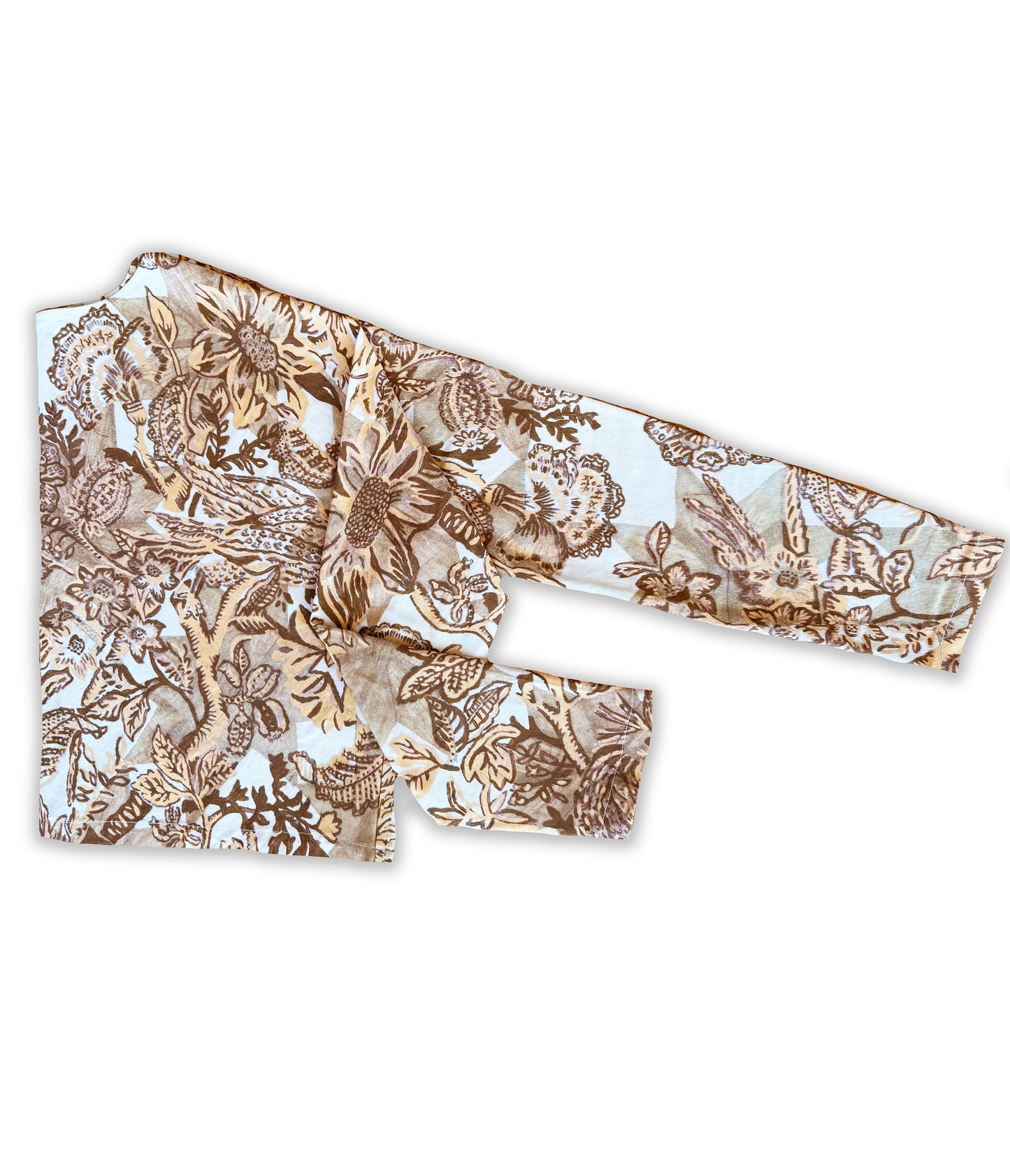 Whimsiculture Camel Sepia Dolman Sleeve Blouse