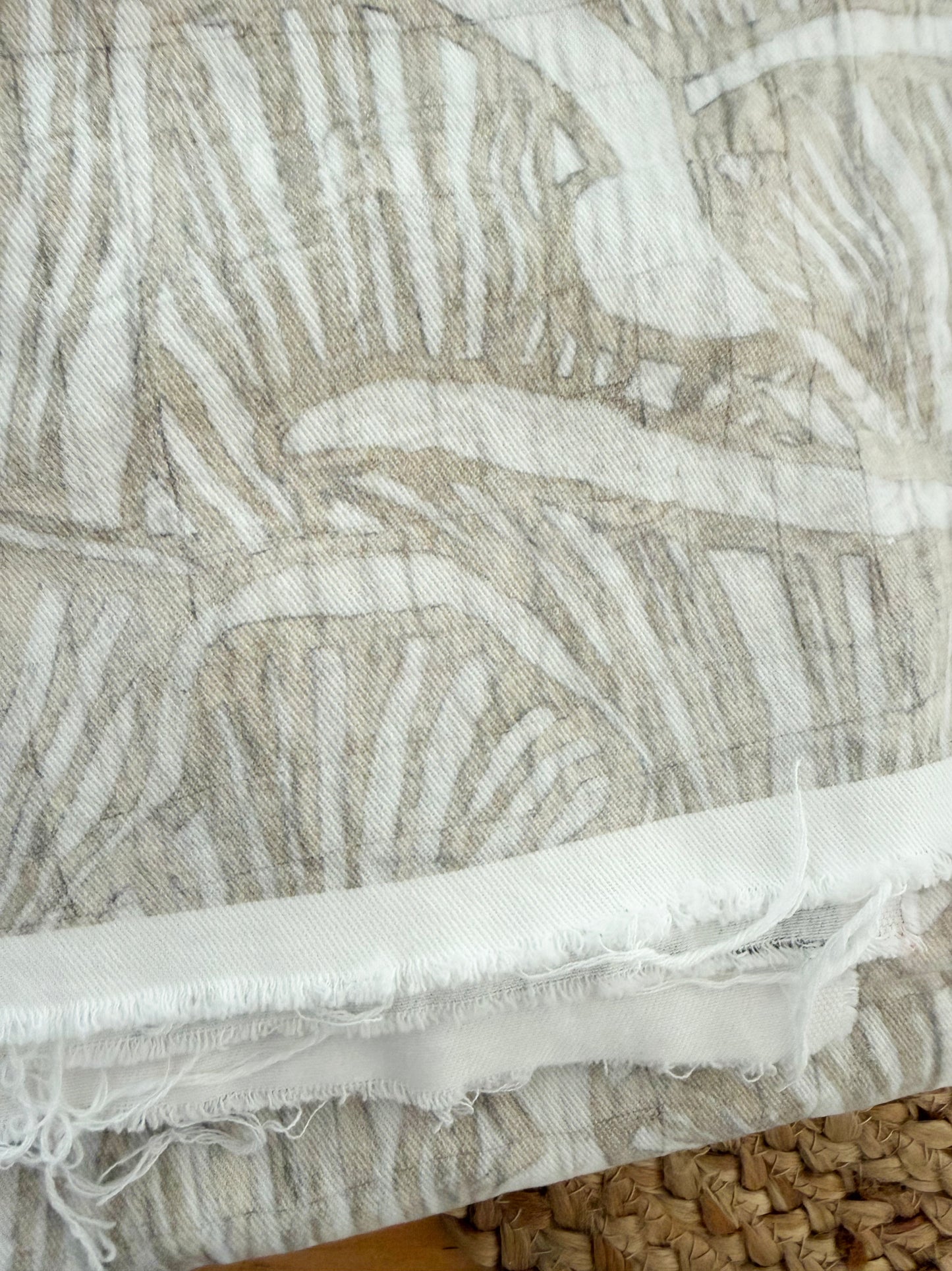 Denim Patternier Jean Short in Serene Maximalism Pattern
