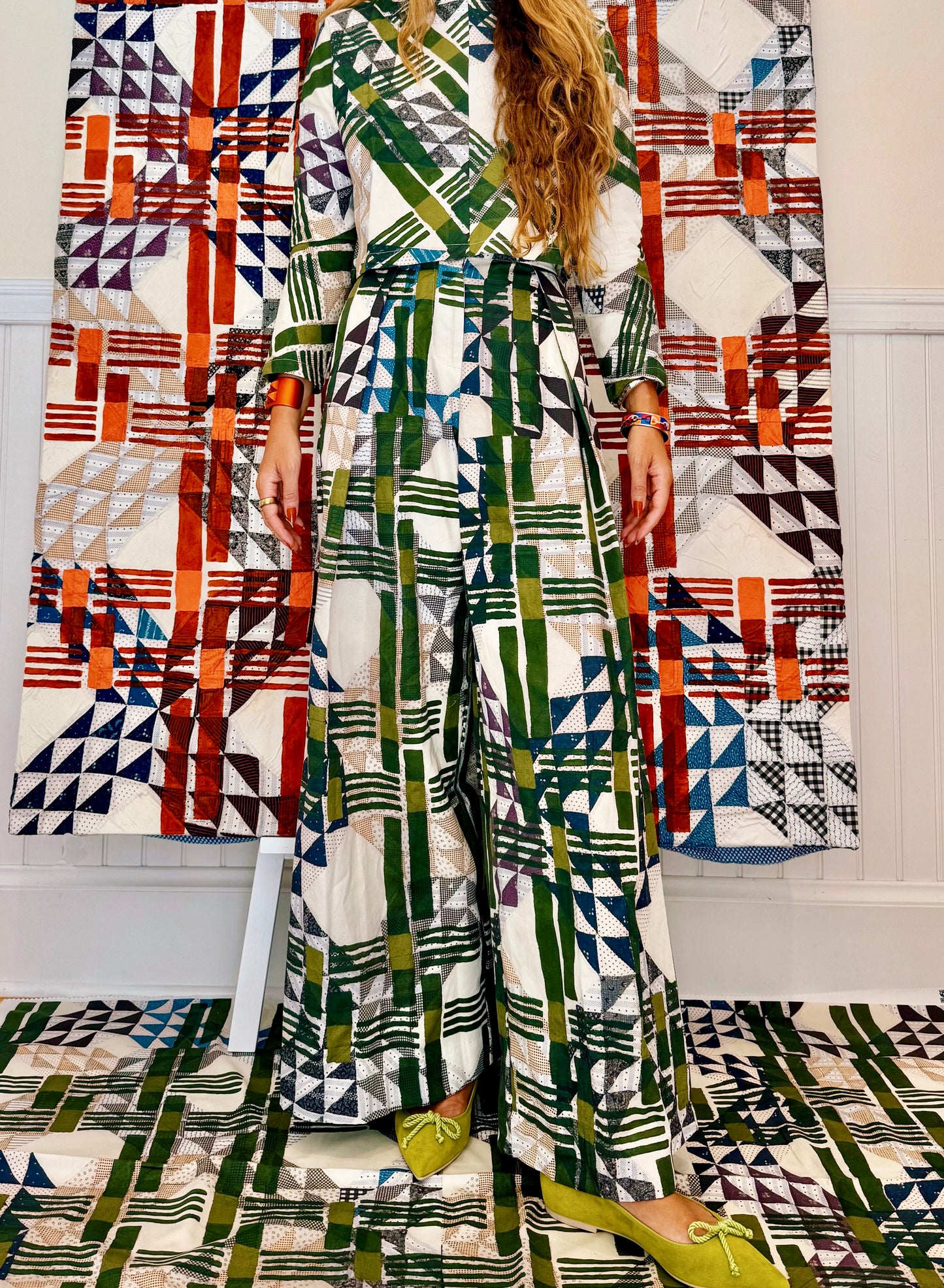 Urban Cross-Over Forest Green Dolman Sleeve Blouse