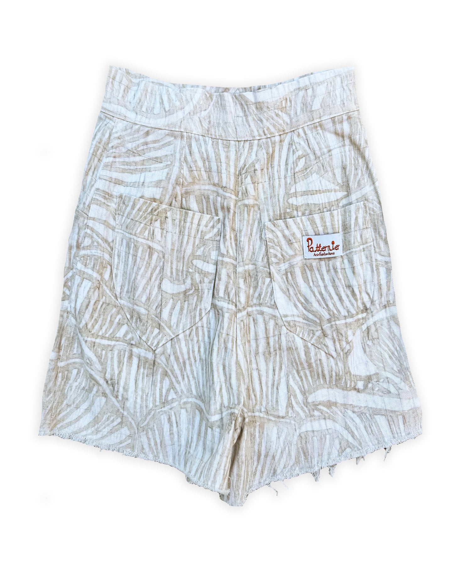 Denim Patternier Jean Short in Serene Maximalism Pattern