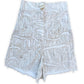 Denim Patternier Jean Short in Serene Maximalism Pattern