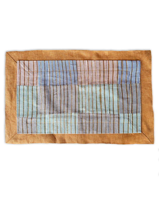 Patternier Ticking Stripe Contrast Double-Layer Placemat