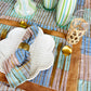 Patternier Ticking Stripe Hem-Stitch Napkin