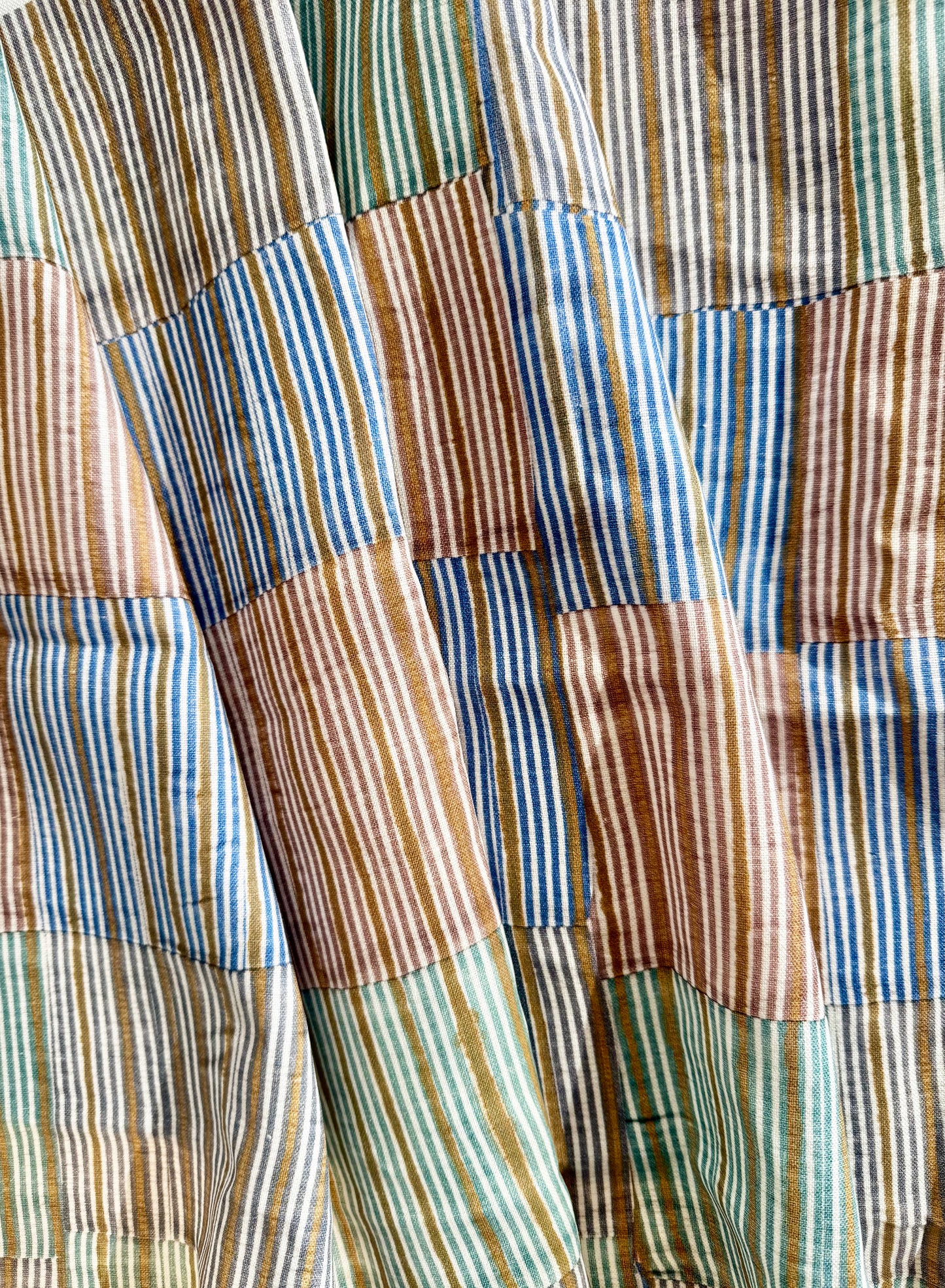 Patternier Ticking Stripe Pleated Pant