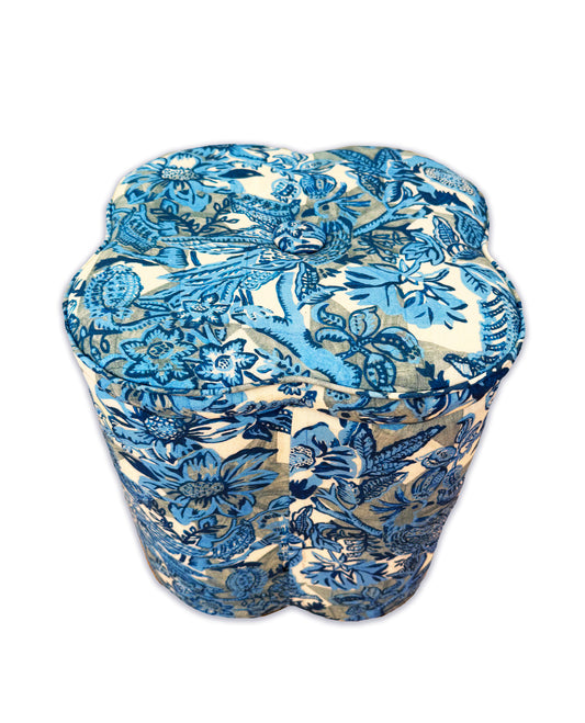 Whimsiculture Connecting the Dots Ottoman
