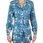 Whimsi Silk 70's Button Down Blouse
