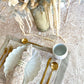 Serene Maximalism Hem-Stitch Napkin