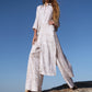 Serene Maximalism Gauze Panel Tunic