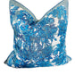 Whimsi Small Scale Silk Applique Decorative Pillow